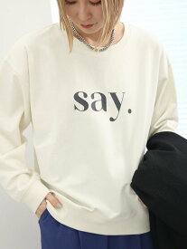 【SALE／48%OFF】Samansa Mos2 blue インレイプルオーバー サマンサモスモス トップス カットソー・Tシャツ ホワイト イエロー ブルー グレー