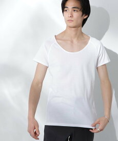 【SALE／20%OFF】NANO universe Anti Soaked(R) Plus インナーTシャツ 半袖 ナノユニバース トップス カットソー・Tシャツ ホワイト ベージュ ブラック