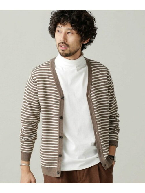Nano Universe 細ピッチボーダーニットカーディガン Rakuten Fashion 楽天ファッション 旧楽天 ブランドアベニュー V