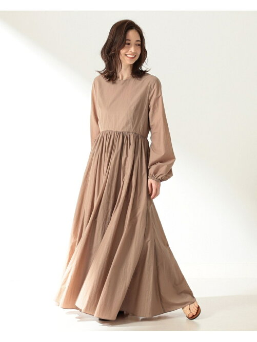Demi Luxe Beams Demi Luxe Beams コットンナイロン マキシワンピース Rakuten Fashion 楽天ファッション 旧楽天ブランドアベニュー Ce7555