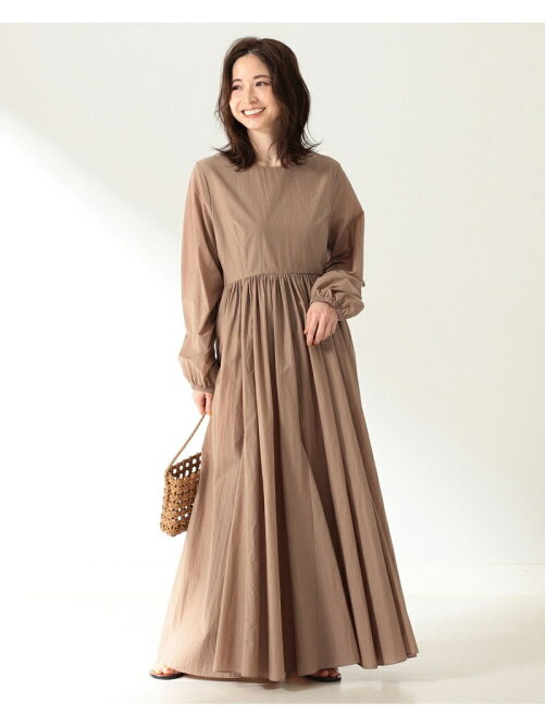 Demi Luxe Beams Demi Luxe Beams コットンナイロン マキシワンピース Rakuten Fashion 楽天ファッション 旧楽天ブランドアベニュー Ce7555