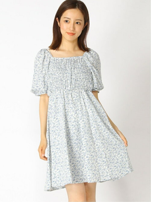 Ingni 花柄シャーリングミニ Op Rakuten Fashion 楽天ファッション 旧楽天ブランドアベニュー De4555