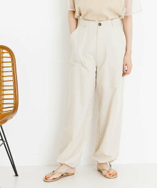 【SALE／50%OFF】UR Lab. 『UR TECH Smart Linen Touch』 ベイカーパンツ アーバンリサーチラボ パンツ その他のパンツ ベージュ グリーン ブラック【送料無料】