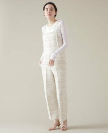 【SALE／60%OFF】martinique ツイードサロペット マルティニーク オールインワン・オーバーオール オーバーオール・サロペット ブラック ホワイト【送料無料】