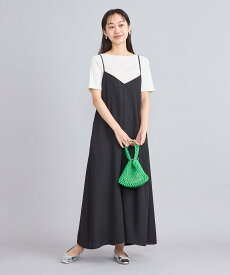 【SALE／10%OFF】coen ポリツイル2wayキャミワンピース コーエン ワンピース・ドレス ワンピース ブラック ブラウン ブルー【送料無料】