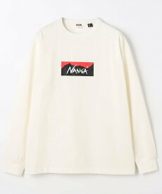 NANGA ECO HYBRID BOX LOGO L フリークスストア トップス カットソー・Tシャツ ネイビー ブラック ホワイト【送料無料】