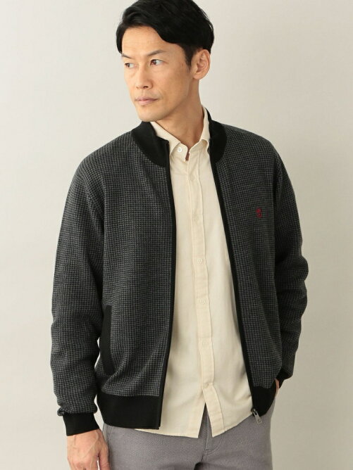 The Scotch House ハウンドトゥースジップアップニットカーディガン Rakuten Fashion 楽天ファッション 旧楽天ブランドアベニュー Bv1556