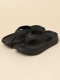 SHIPS MEN HOKA ONEONE: ORA RECOVERY FLIP シップス シューズ・靴 サンダル ブラック グレー【送料無料】