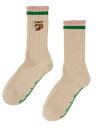 Onitsuka Tiger (U)【公式ショップ】MIDDLE SOCKS オニツカタイガー 靴下・レッグウェア 靴下 グレー ブラック ベージュ ホワイト