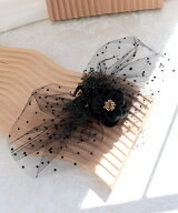 utatane 髪飾り コーム単品 チュール ヴェールリボン ヘアアクセ ウタタネ 着物・浴衣・和装小物 和装小…