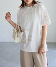 袖ロゴ半袖Tシャツ