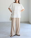 袖ロゴ半袖Tシャツ