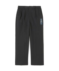 N.HOOLYWOOD TEST PRODUCT EXCHANGE SERVICE DOUBLE TUCK TROUSERS エヌ．ハリウッド パンツ スラックス・ドレスパンツ ブラック グレー【送料無料】