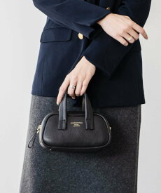 【SALE／30%OFF】CHRISTIAN VILLA 【CHRISTIAN VILLA】シュリンクレザーミニハンドバッグ インターショシュール バッグ ハンドバッグ ブルー【送料無料】