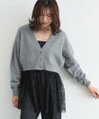 ベリーショートカーディガン