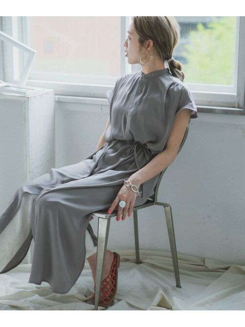 Urban Research Items フレンチスリーブサテンワンピース Rakuten Fashion 楽天ファッション 旧楽天ブランド アベニュー Cy0557