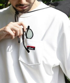 NANGA 別注 neo-PRO スピンドル ポケットTシャツ/遮熱/UVカット/吸水速乾 25SS フリークスストア トップス カットソー・Tシャツ ホワイト グレー ブラック【送料無料】