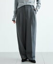 静電防止タックパンツ / マシンウォッシャブル