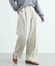 静電防止タックパンツ / マシンウォッシャブル