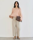 静電防止タックパンツ / マシンウォッシャブル