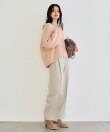静電防止タックパンツ / マシンウォッシャブル