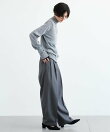 静電防止タックパンツ / マシンウォッシャブル
