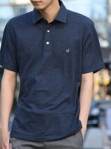 【WEB限定】SHIPS: 吸水速乾・UVケア Drymix(R) ワンポイント ロゴ レギュラーカラー ポロシャツ