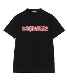 DSQUARED2 フロントロゴTシャツ Cool Fit Tee ディースクエアード トップス カットソー・Tシャツ ブラック ホワイト【送料無料】