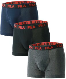 【SALE／7%OFF】FILA FILA ボクサーパンツ メンズ 大きいサイズ 3枚セット マルカワ インナー・ルームウェア ボクサーパンツ・トランクス
