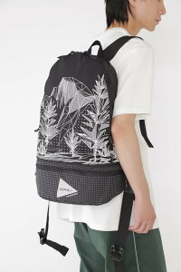 and wander GRAMICCI * and wander 2way ripstop bag �A���h�����_�[ �o�b�O ���̑��̃o�b�O �I�����W �u���[ �u���b�N�y���������z