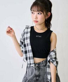 【SALE／60%OFF】Lovetoxic 【LTXC】サイドドロスト半袖シャツ ナルミヤオンライン トップス シャツ・ブラウス ホワイト ブルー