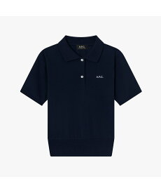 【SALE／30%OFF】A.P.C. Oceane ポロシャツ アー・ぺー・セー トップス カットソー・Tシャツ ネイビー ホワイト【送料無料】