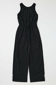 【SALE／60%OFF】MOUSSY NYLON GATHER ジャンプスーツ マウジー オールインワン・オーバーオール オールインワン・つなぎ カーキグリーン ブラック【送料無料】