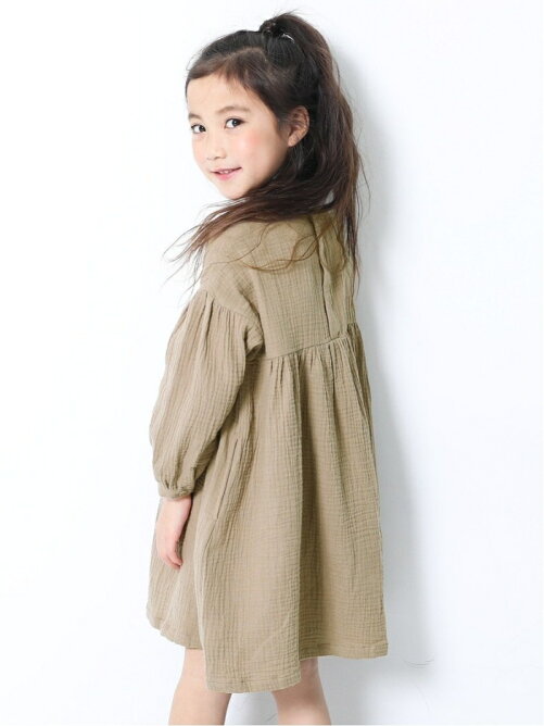 Devirock ダブルガーゼ長袖ワンピース 女の子 ワンピース デビロックストア 子供服 キッズ Rakuten Fashion 楽天 ファッション 旧楽天ブランドアベニュー Aj7559