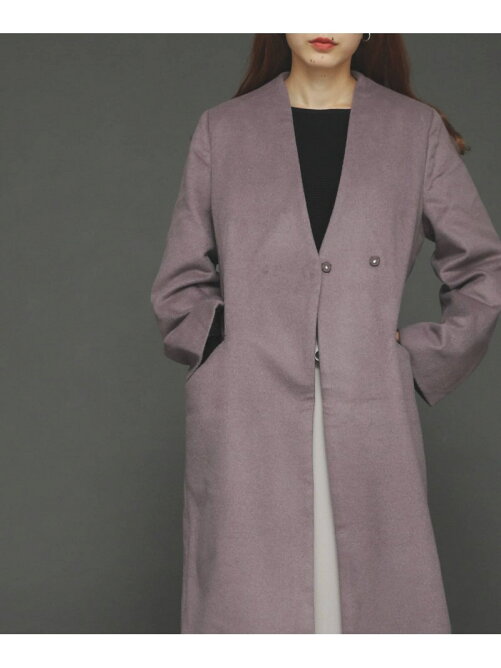 Sense Of Place ウールビーバーノーカラーコート Rakuten Fashion 楽天ファッション 旧楽天ブランド アベニュー Bn7559