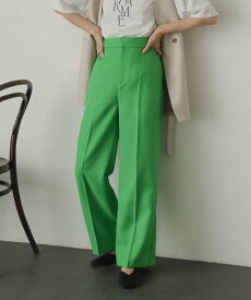 【SALE／70%OFF】SENSE OF PLACE センタープレススラックスパンツ センス オブ プレイス パンツ その他のパンツ グリーン ブラック ブラウン