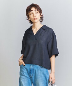 【SALE／30%OFF】BEAUTY&YOUTH UNITED ARROWS ポリエステル メッシュ スキッパー シャツ -ウォッシャブル- ユナイテッドアローズ アウトレット ワンピース・ドレス チュニック ネイビー ホワイト【送料無料】