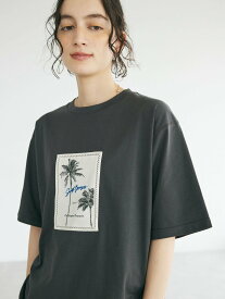 CRAFT STANDARD BOUTIQUE 【ユニセックス】UVカット / BOTANICAL TEE/24SS クラフトスタンダードブティック トップス カットソー・Tシャツ ホワイト グレー ブラック ベージュ ネイビー