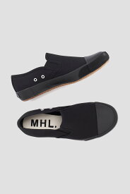 MHL. WOMEN SLIPON SHOE マーガレット・ハウエル シューズ・靴 その他のシューズ・靴 ブラック【送料無料】