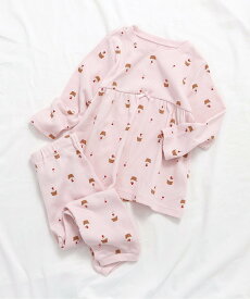 【SALE／41%OFF】apres les cours GIRLSバラエティワッフルパジャマ エフオーオンラインストア インナー・ルームウェア パジャマ パープル ピンク ブルー ホワイト