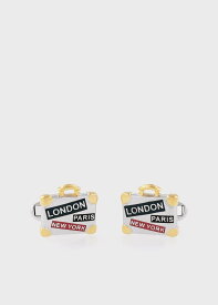 Paul Smith "Trunk Case" カフス ポール・スミス アクセサリー・腕時計 その他のアクセサリー・腕時計 シルバー【送料無料】