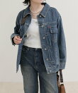 2WAYカラーデニムジャケット