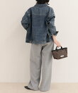 2WAYカラーデニムジャケット