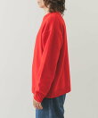 ウール混クルーネックニットプルオーバー