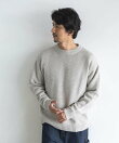 ウール混クルーネックニットプルオーバー