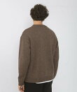 ウール混クルーネックニットプルオーバー