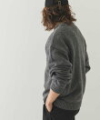 ウール混クルーネックニットプルオーバー