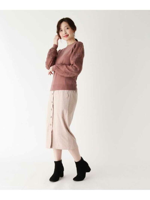 Its Demo 袖レース切り替えニット Rakuten Fashion 楽天ファッション 旧楽天ブランドアベニュー Bu9560