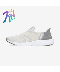【SALE／40%OFF】PUMA ユニセックス ソフトライド フレックス イーズイン ワイド ランニングシューズ プーマ シューズ・靴 スニーカー グレー【送料無料】