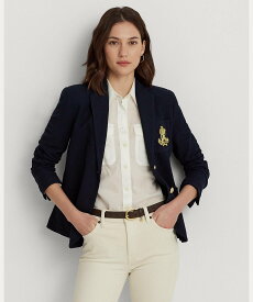 LAUREN RALPH LAUREN ブリオン ジャカード ブレザー ラルフローレン ジャケット・アウター テーラードジャケット・ブレザー ネイビー【送料無料】